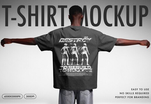 T-shirt Mockup For Apparel And Branding Design