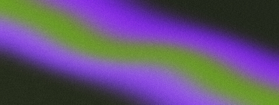 Vibrant purple with purple green gradient wave dark background colorful abstract electric pattern design energy clash grain texture