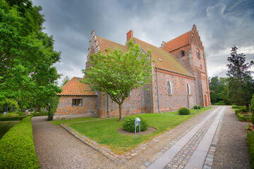 Fototapeta premium Keldby Church on Møn island in southeastern Denmark