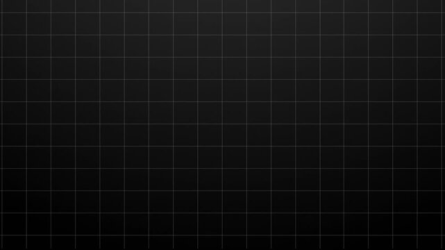 Abstract black and white grid background animation with smoothly moving horizontal and vertical lines, dark futuristic design, seamless loopable 4K video for visual projects
