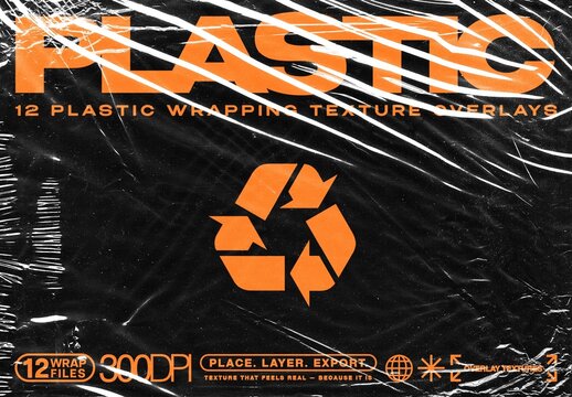 Plastic Wrap Textures For Design And Branding