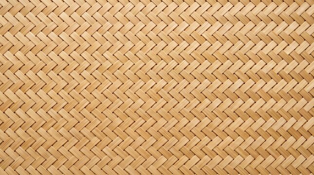 Natural Woven Wood Texture Background with Herringbone Pattern