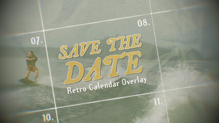 Retro Calendar Overlays
