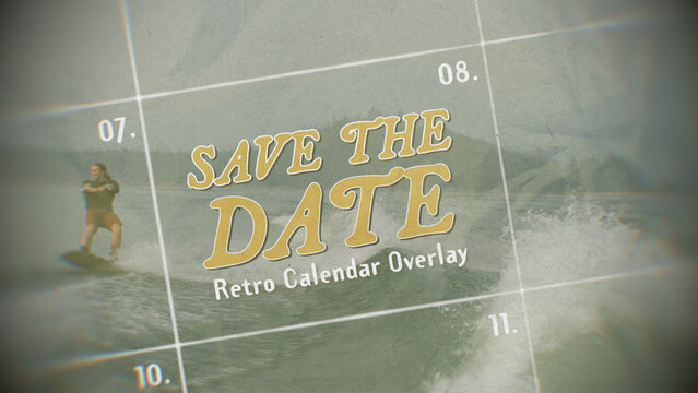 Retro Calendar Overlays