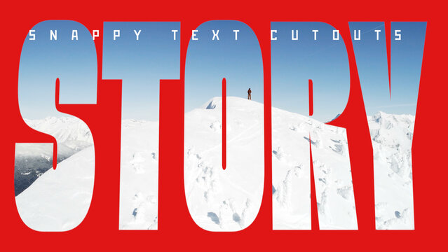 Snappy Text Cutouts