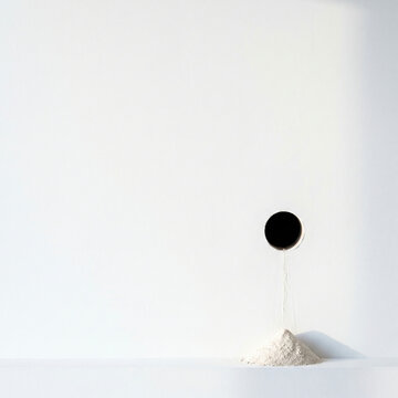One Drill Hole and Its Cone of Dust