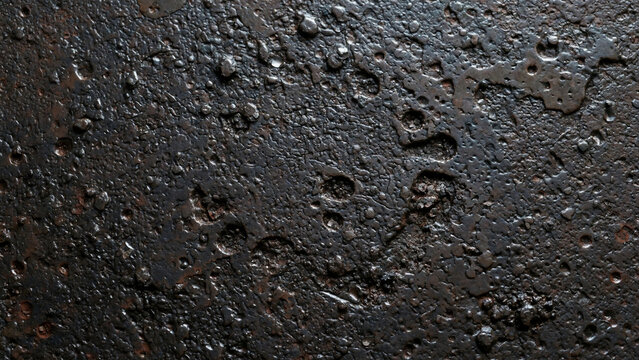 Rough Cast Iron Skillet Texture