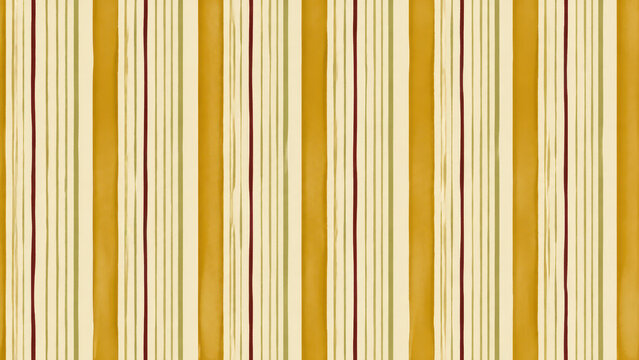 Abstract Vertical Stripes in Mustard Cream and Burgundy Texture