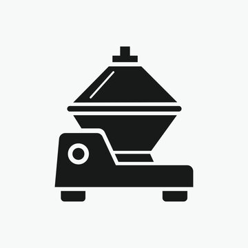 Laboratory centrifuge machine vector icon