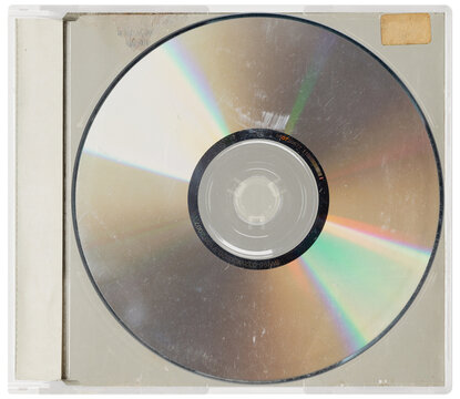 Antique Slimline compact CD case. png isolated on transparent background