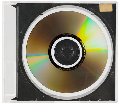 Grunge Slimline compact CD case. png isolated on transparent background