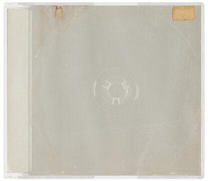 Vintage Slimline compact CD case. png isolated on transparent background