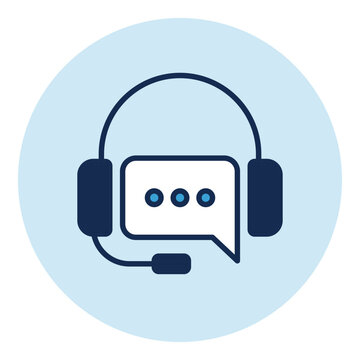 Business icon isolated: customer service