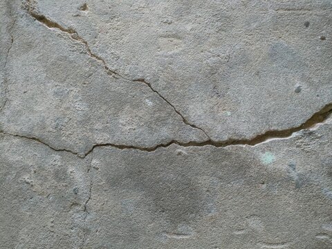 cracked surface