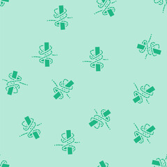 rolling hitch nautical knot glyph vector seamless pattern. rolling hitch nautical knot thin illustration © sevector