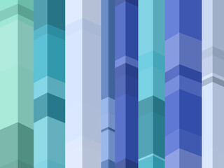 Fototapeta premium Modern Crystal Facet Columns Abstract Cool Background