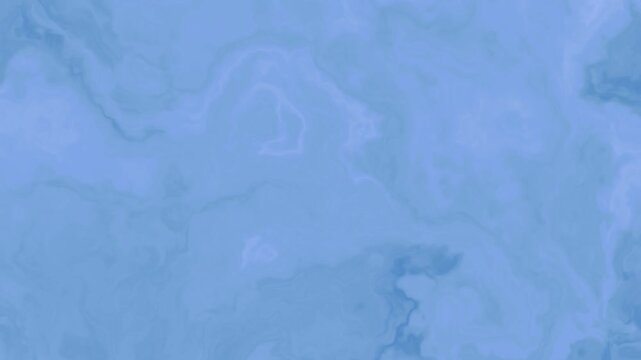 Blue Liquid Marble Abstract Background with Soft Swirling Motion