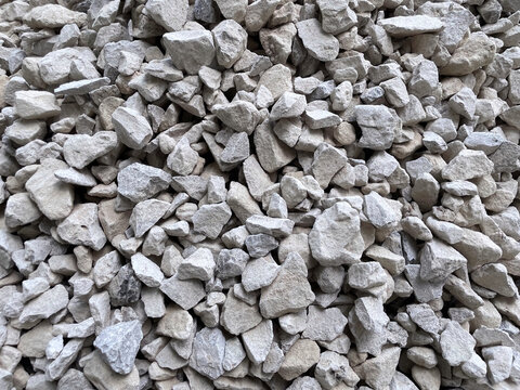 Crushed stone gravel texture background