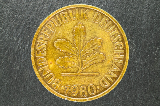 Coin 10 Pfennig 1980 (letter D - Munich), Germany