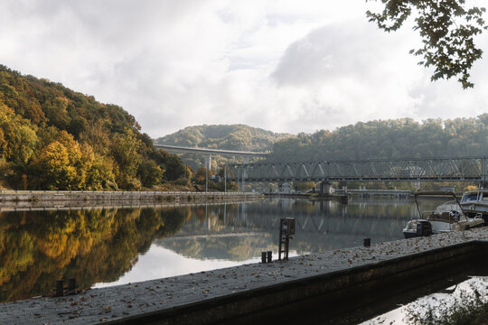 Br&uuml;cke &uuml;ber die Maas in der N&auml;he von Dinant