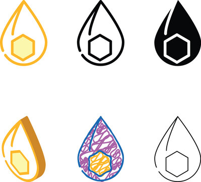 fats nutrition fact styles color icon vector. fats nutrition fact sign. isolated symbol illustration