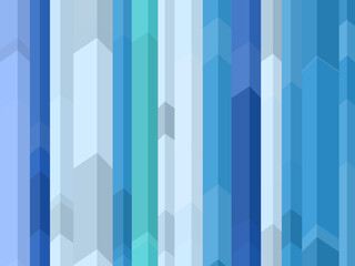Fototapeta premium Cool Blue Crystal Column Facets Modern Pattern
