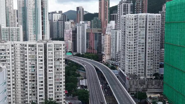 Elevated Highway Over Waterfront Promenade At Sai Wan Ho July 1 2026