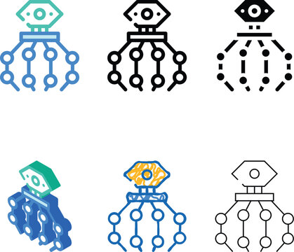 nanorobot equipment color icon vector. nanorobot diversity equipment sign. isolated symbol illustration