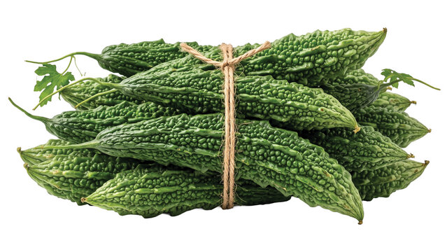 Bitter Gourd Healthy Food Commercial Realistic Photography Style