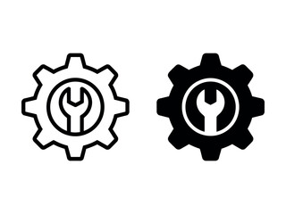 Maintainance icon minimal logo collection  © Firuza