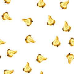 Naklejka premium wren bird isometric seamless pattern. wren bird sign illustration