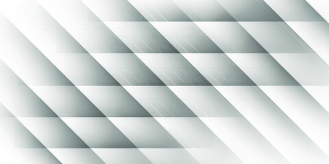 Obraz premium White abstract background with overlapping geometric diagonal stripes and grid structure diagonal pattern modern design clean texture bright backdrop structural layout minimalist style abstract