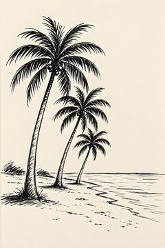 palme sul lungo mare