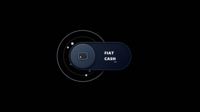 Switching payment toggle button from fiat cash to crypto currency