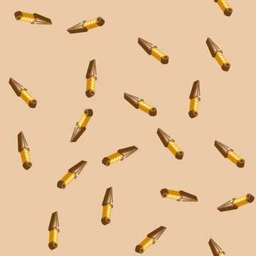 kunai weapon military isometric seamless pattern. kunai weapon military sign illustration