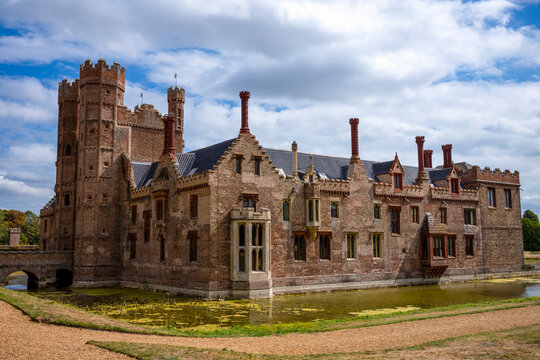 The moated, historic, Oxburgh Hall