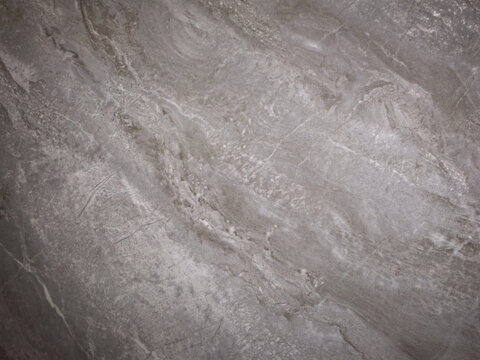 Gray Natural Marble Surface with Soft Veining