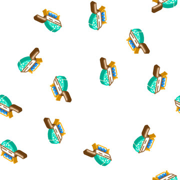 fried cabbage isometric seamless pattern. fried cabbage sign illustration