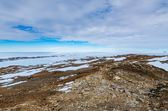 Overlook over the Antarctic ocean, Queen Maud Land, Antarctica