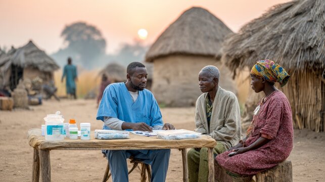 Health Outreach Program in Rural Community: Providing Medical Assistance and Consultation to Local Residents at Sunrise