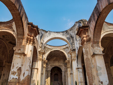 Old Primate Cathedral Ruins, Antigua Guatemala, Sacatepequez Department, Guatemala