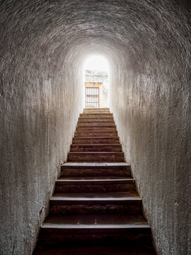 Church and Convent of Capuchinas, interior passageway, Antigua Guatemala, Sacatepequez Department, Guatemala