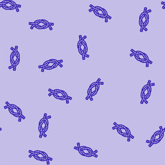 square knot nautical line seamless pattern square knot nautical thin line illustration © sevector