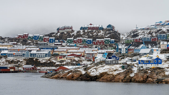 Colorful houses, Qaqortoq, Greenland