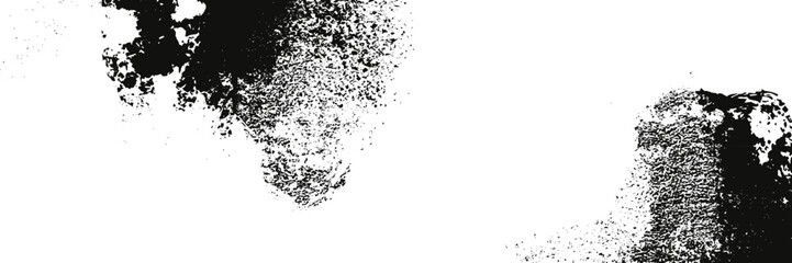 Fototapeta premium dramatic black and white abstract art with splatters.