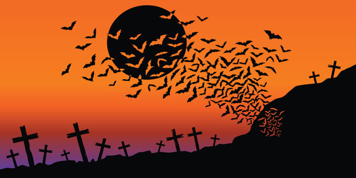 Spooky gothic church silhouette night scene freepik frame with silhouette
