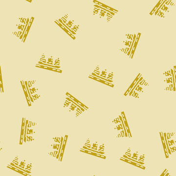 export wood pellets glyph vector seamless pattern. export wood pellets thin illustration