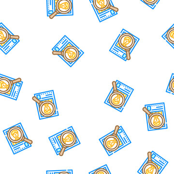 forward qualified lead vector seamless pattern forward qualified lead sign illustration