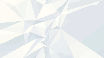 Obraz premium White Low Poly Geometric Background with Abstract Triangles