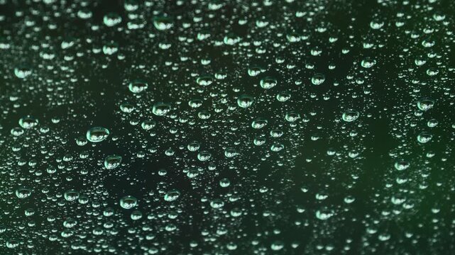 雨の日のフロントガラス
